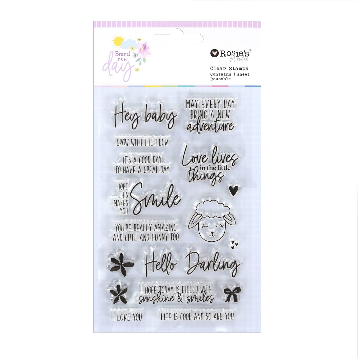Clear Stamp Brand New Day