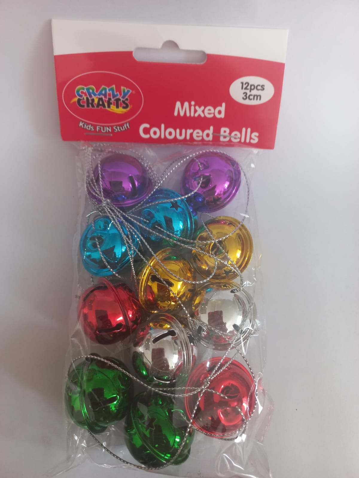 Colored Bells 3cm 12pcs
