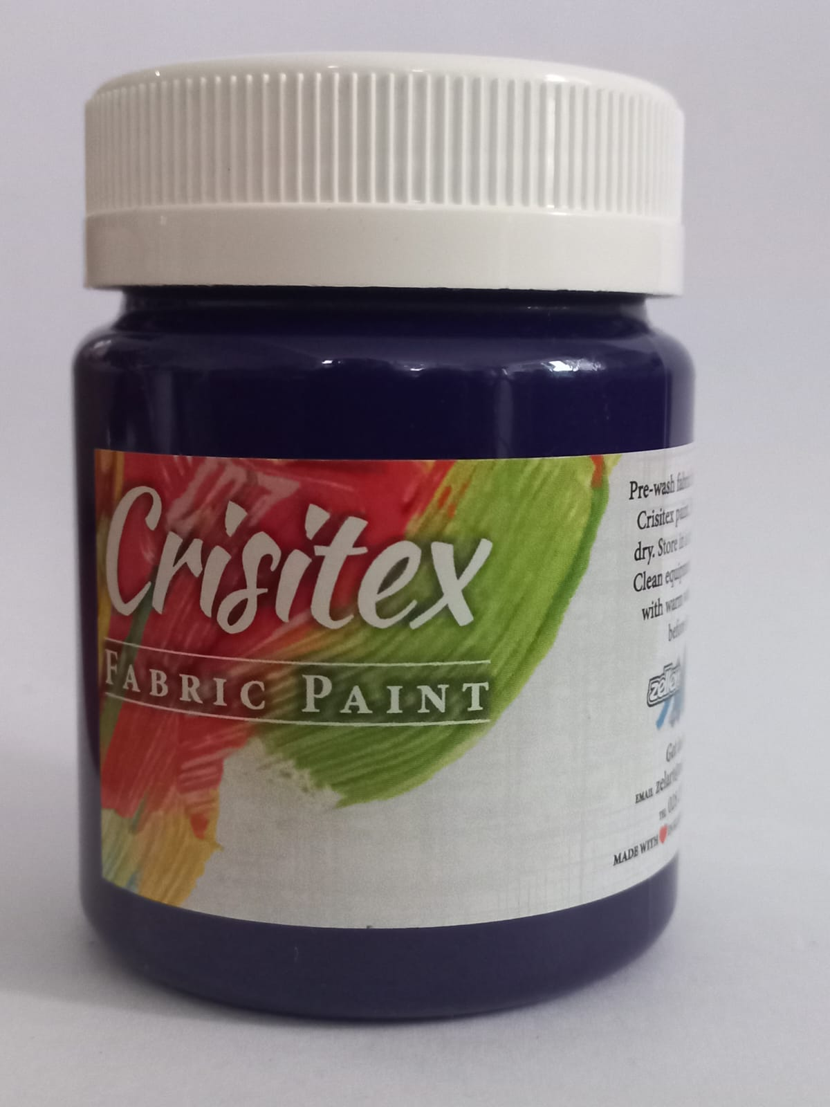 Crisitex Fabric Paint Dark Blue