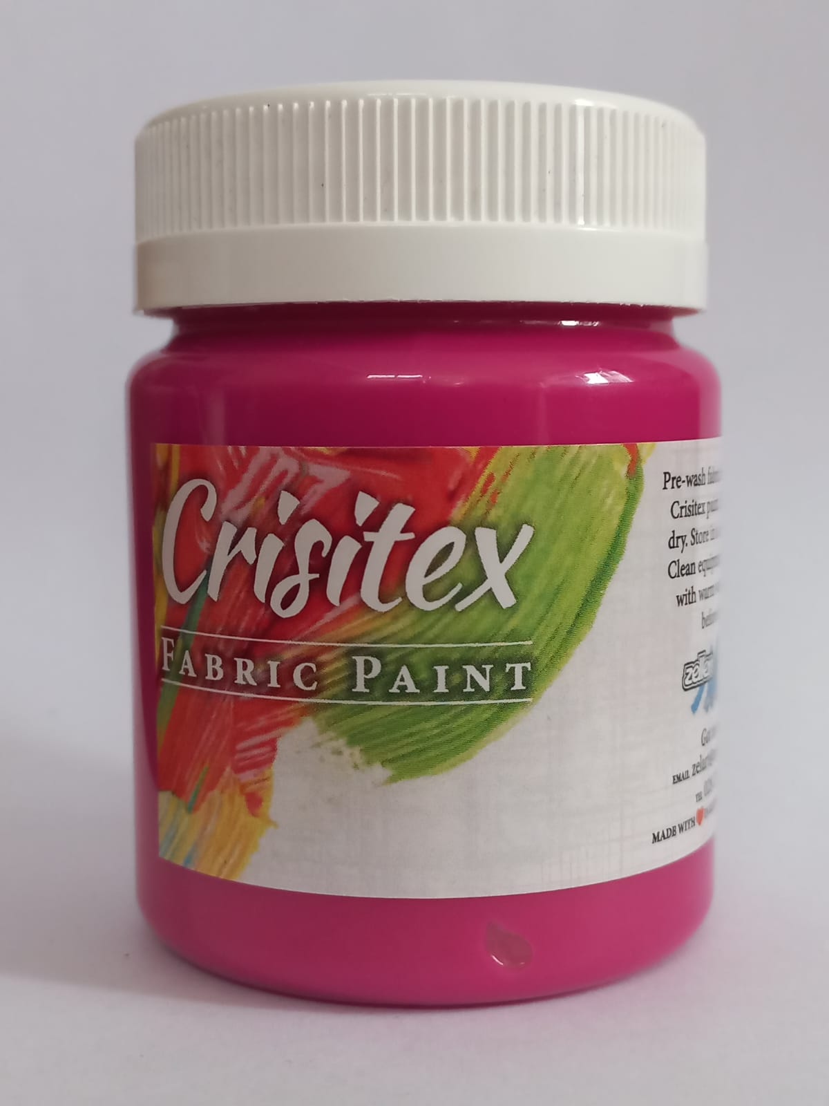 Crisitex Fabric Paint Dark Pink