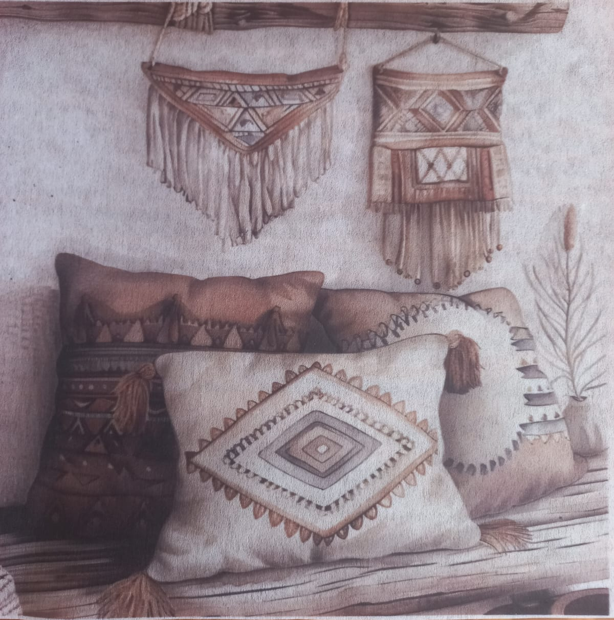 Deco Print-Rustic Boho 1