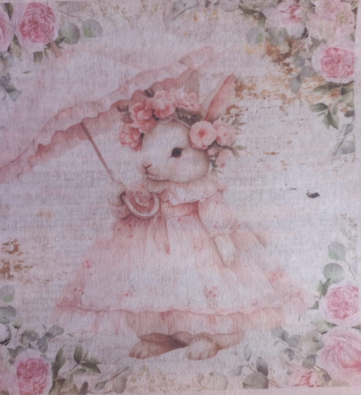 Deco Print-Spring Bunnies 1