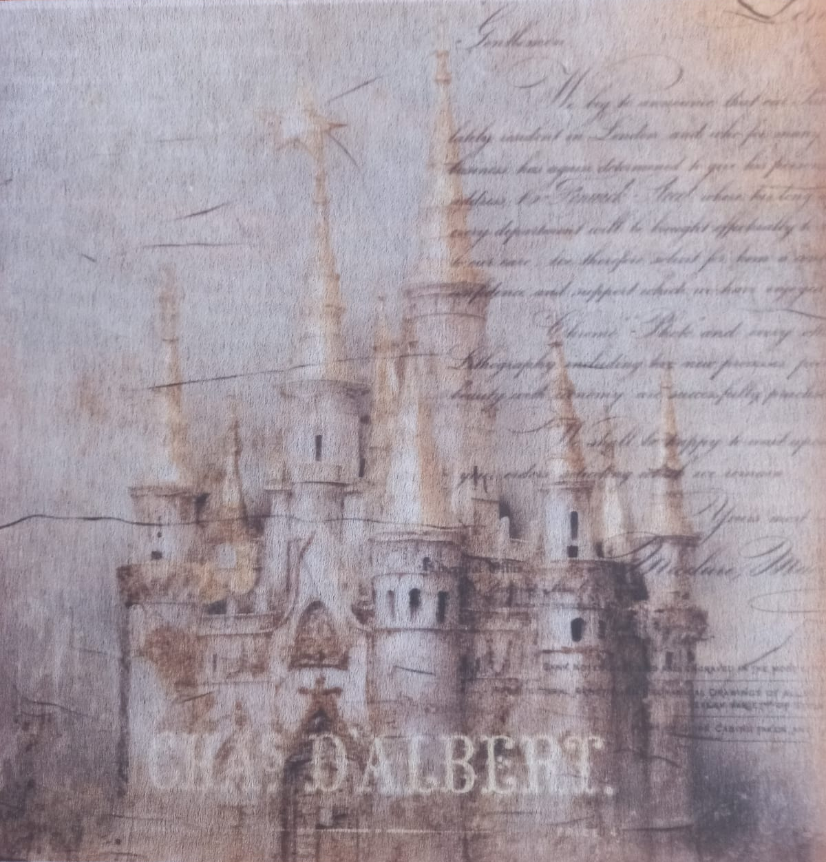 Deco Print-Vintage Castle