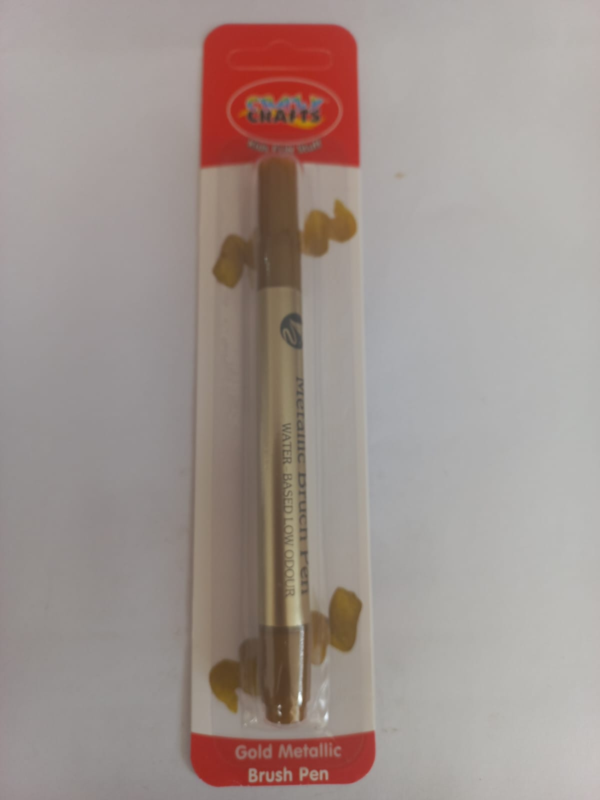 Gold Metallic Brush Pen