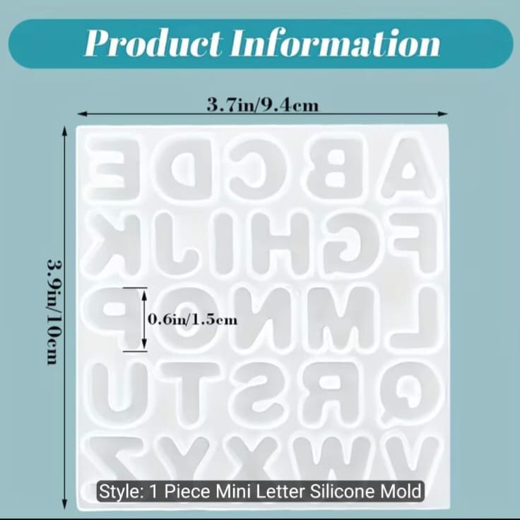 Letter Resin Mold