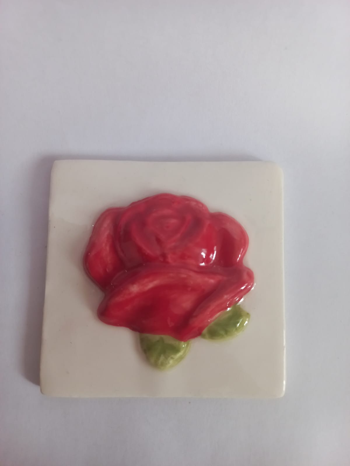 Mosaic Insert Red Rose