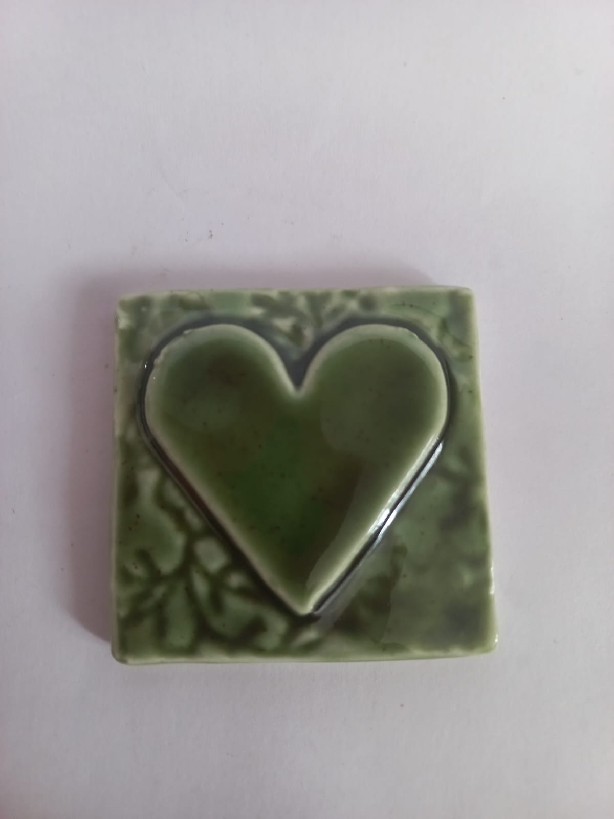 Mosaic Insert Olive Heart