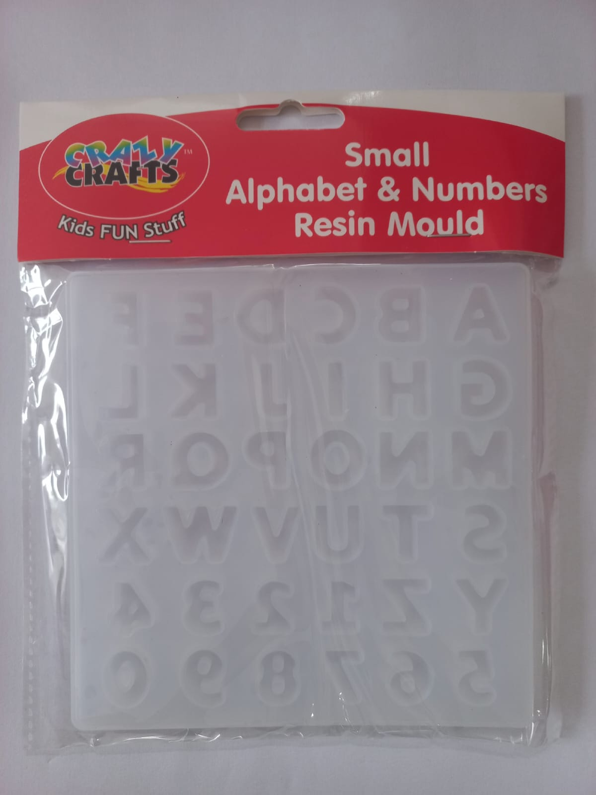 Small Alphabet & Numbers Resin Mold