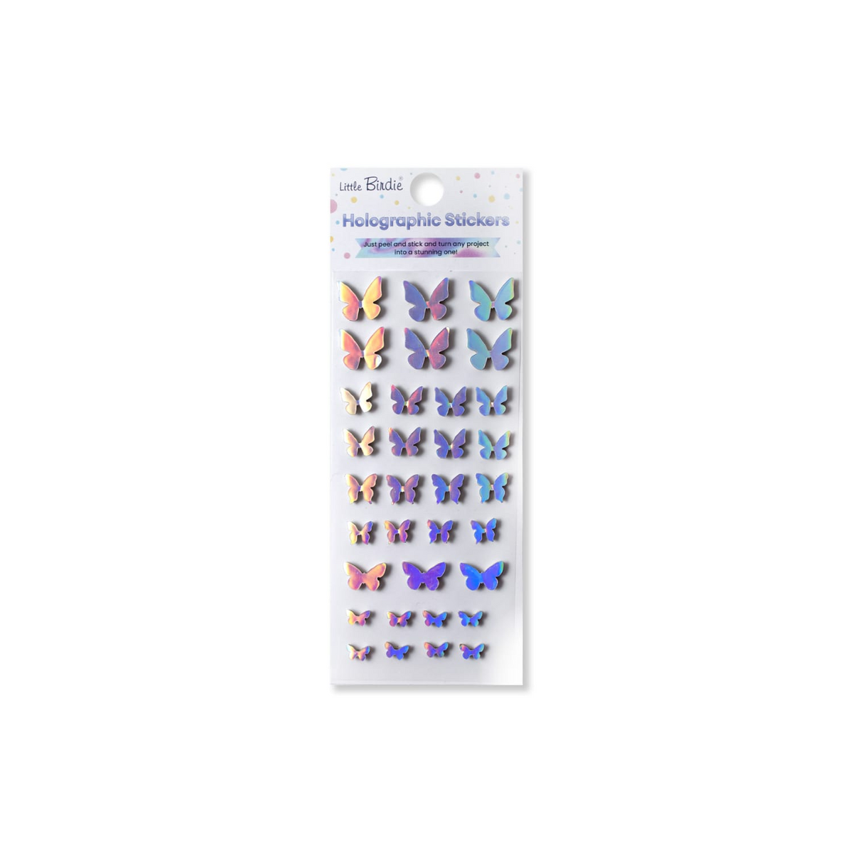 Sticker Rainbow Butterfly