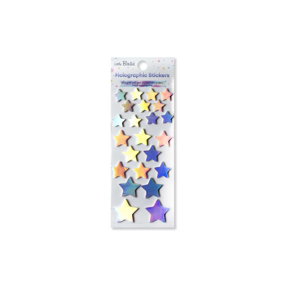 Sticker Rainbow Star