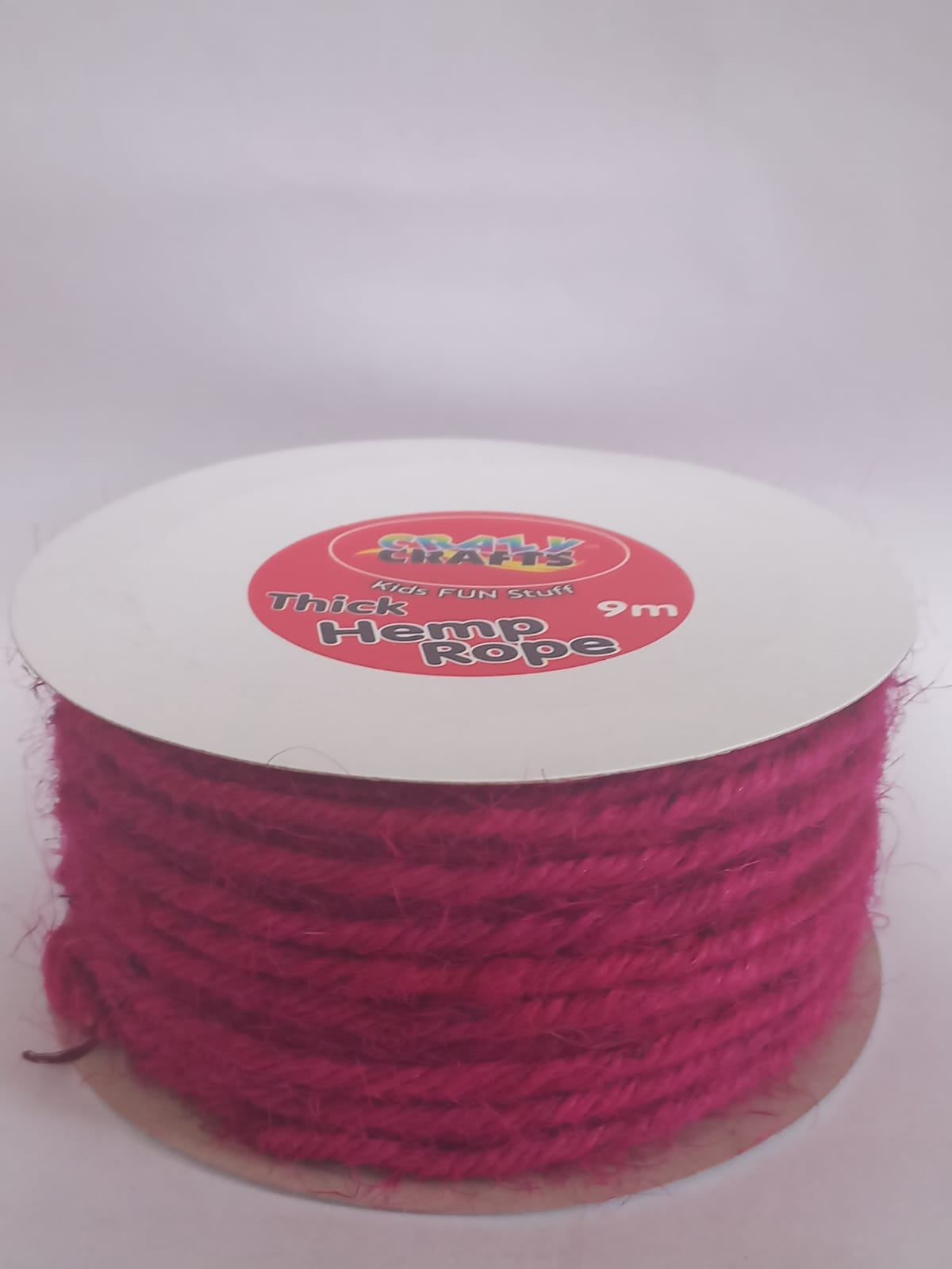 Thick Hemp Rope Pink 9m