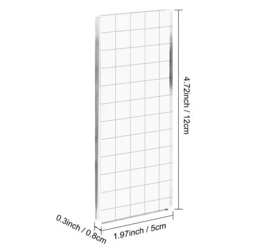 Transparent Acrylic Stamp Block