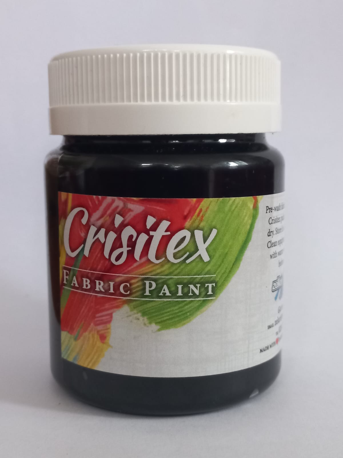 Crisitex Fabric Paint Black