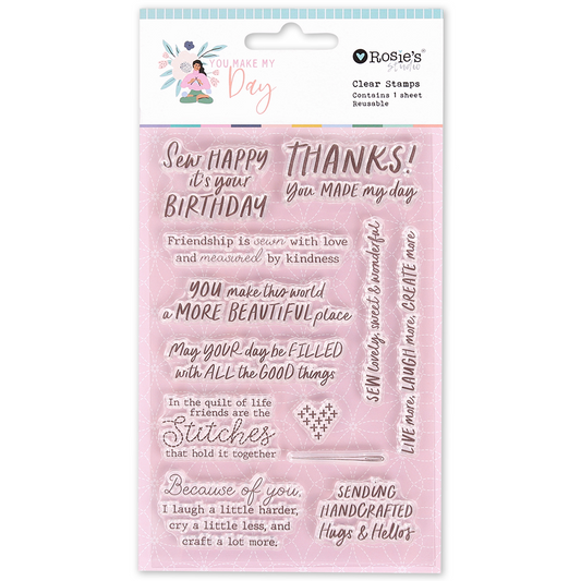 Clear Stamp You make my day