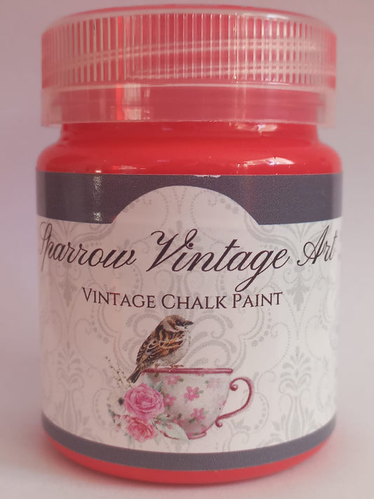 Sparrow Vintage Chalk Paint Coral Red
