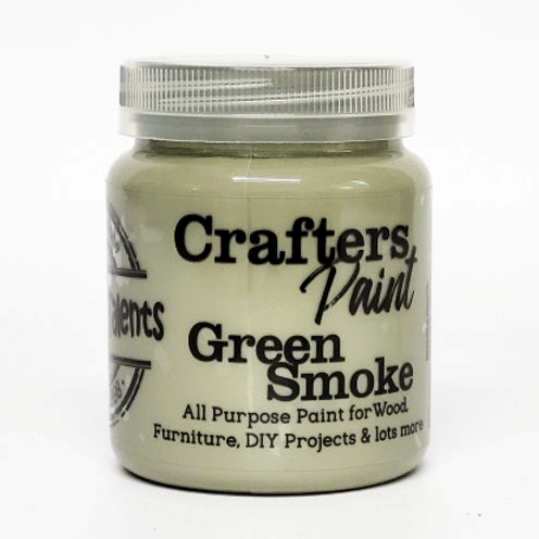 Crafters Paint Green Smoke