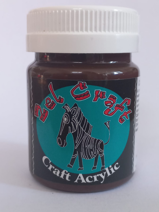Craft Acrylic Paint Dark Brown