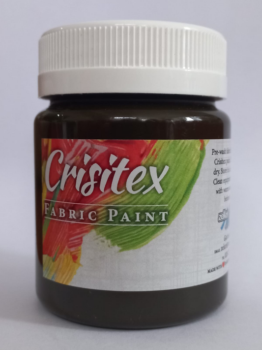 Crisitex Fabric Paint Dark Brown