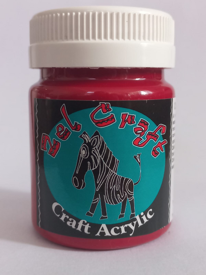 Craft Acrylic Paint Dark Red