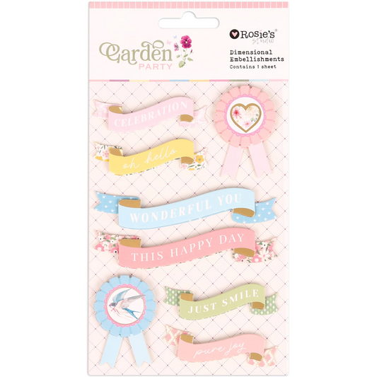 Dimensional Embellishment Banner