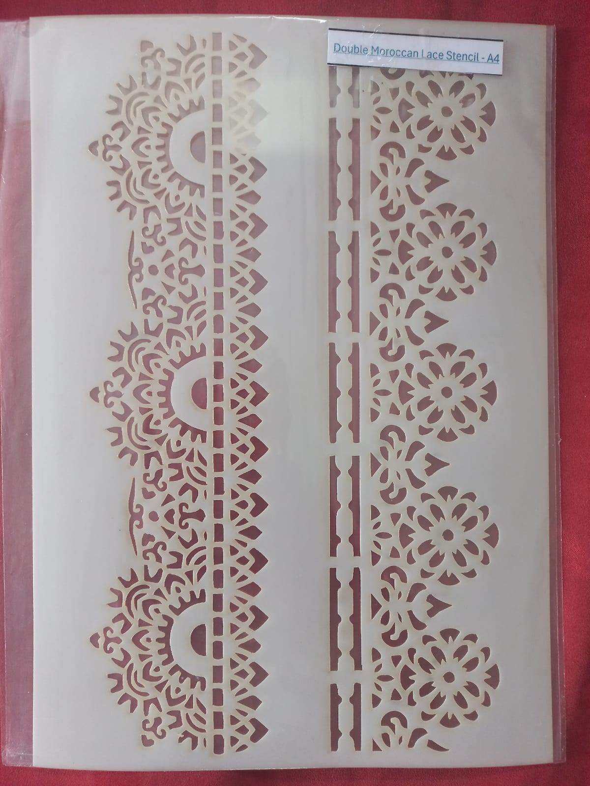 Double Moroccan Lace Stencil