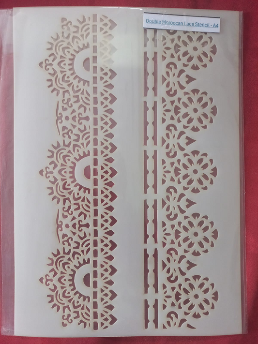 Double Moroccan Lace Stencil