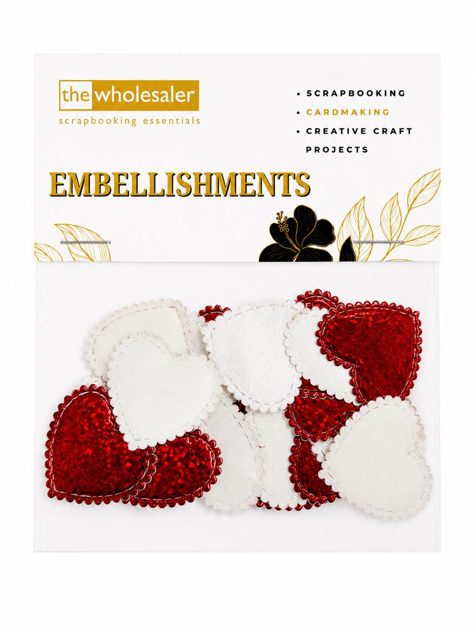 Embellishment Heart Puff