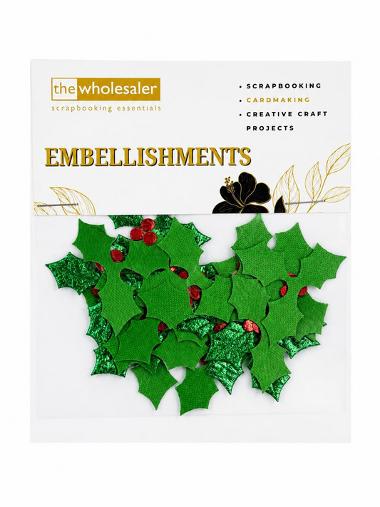 Embellishment Holly Leaf
