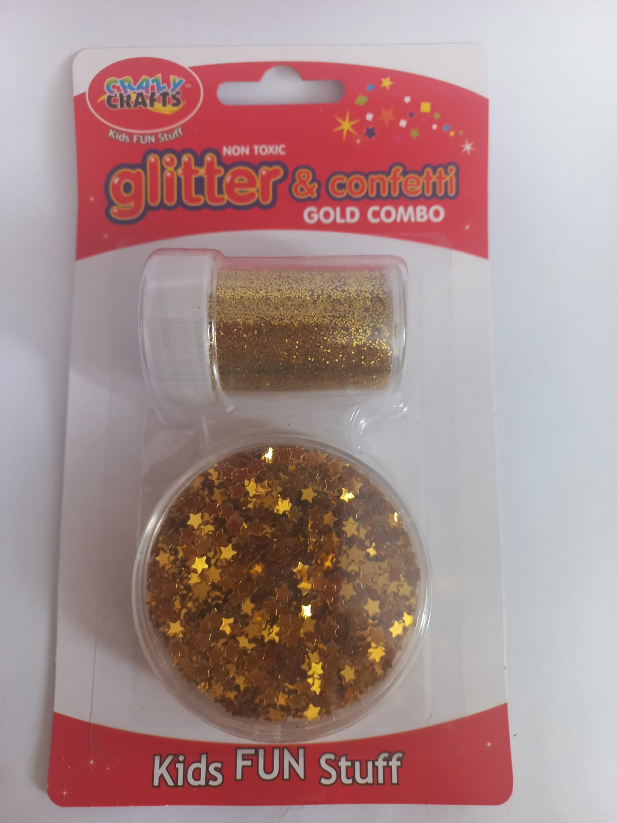 Glitter & Confetti Gold Combo
