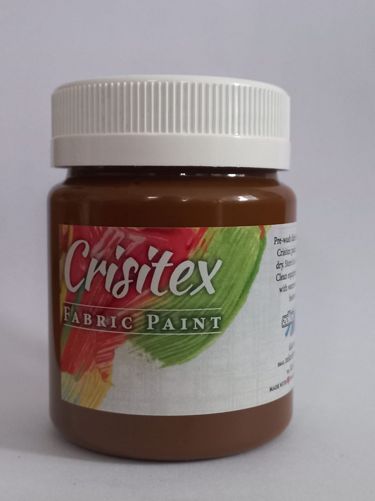 Crisitex Fabric Paint Golden Brown