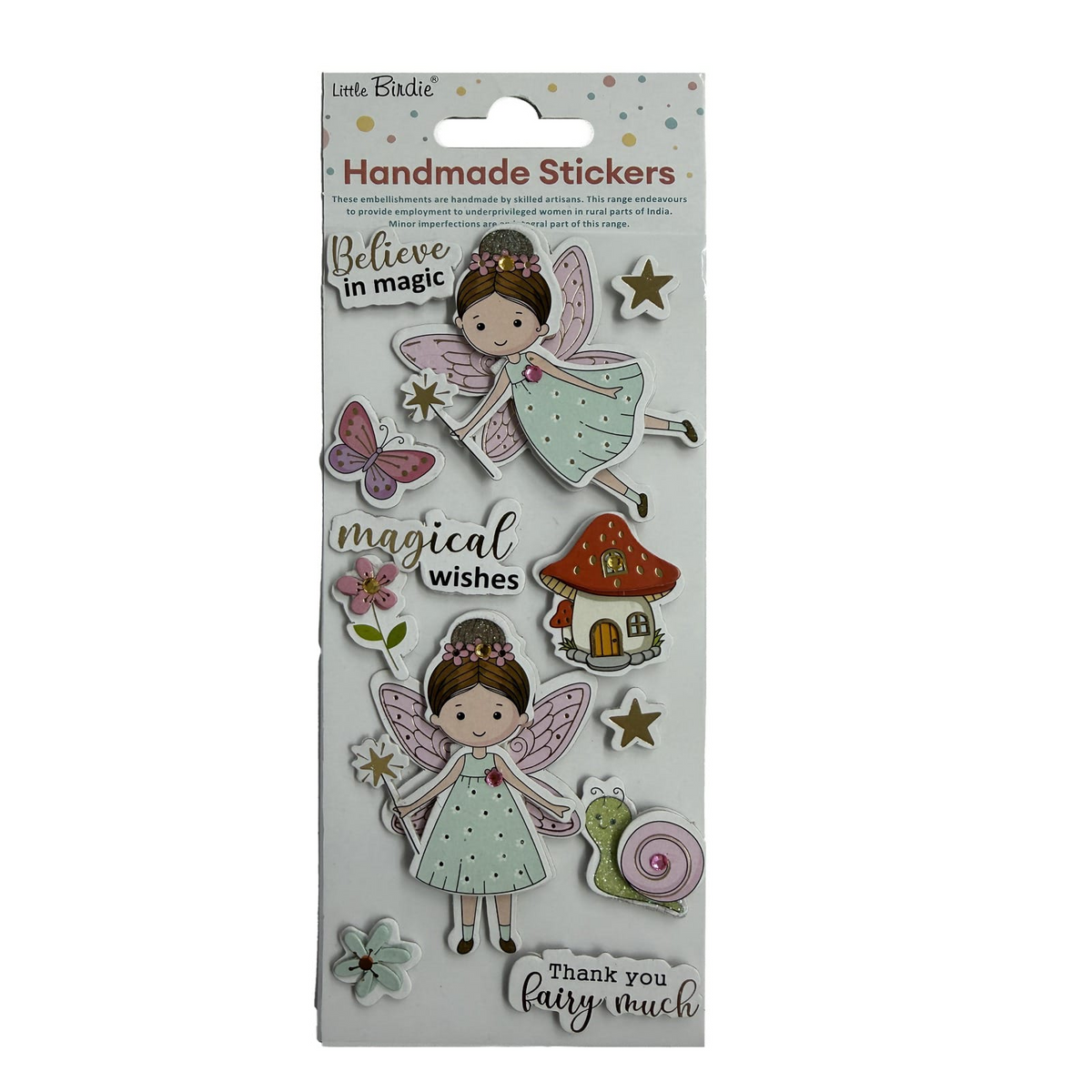Handmade Stickers Magical Wishes
