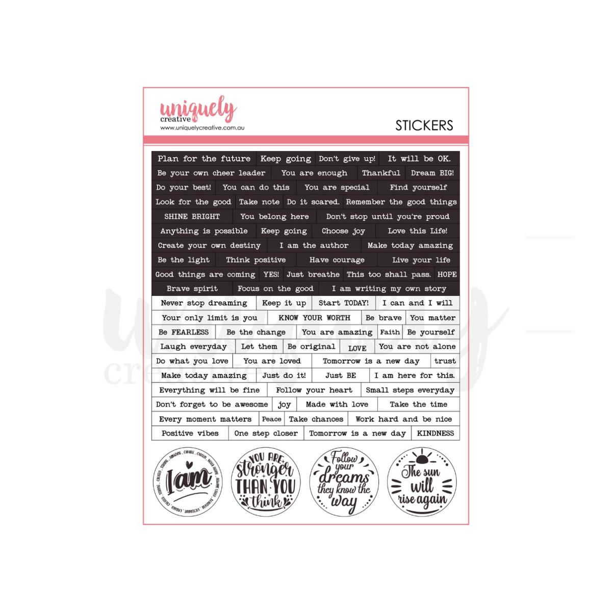 Heart & Soul Journal Stickers