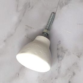 White Resin Bongo