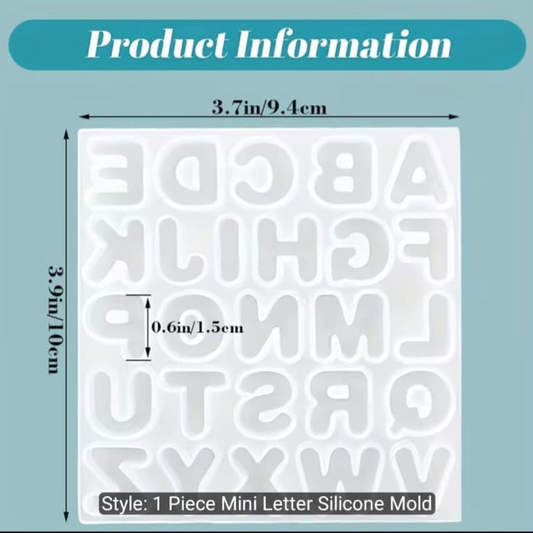 Letter Resin Mold