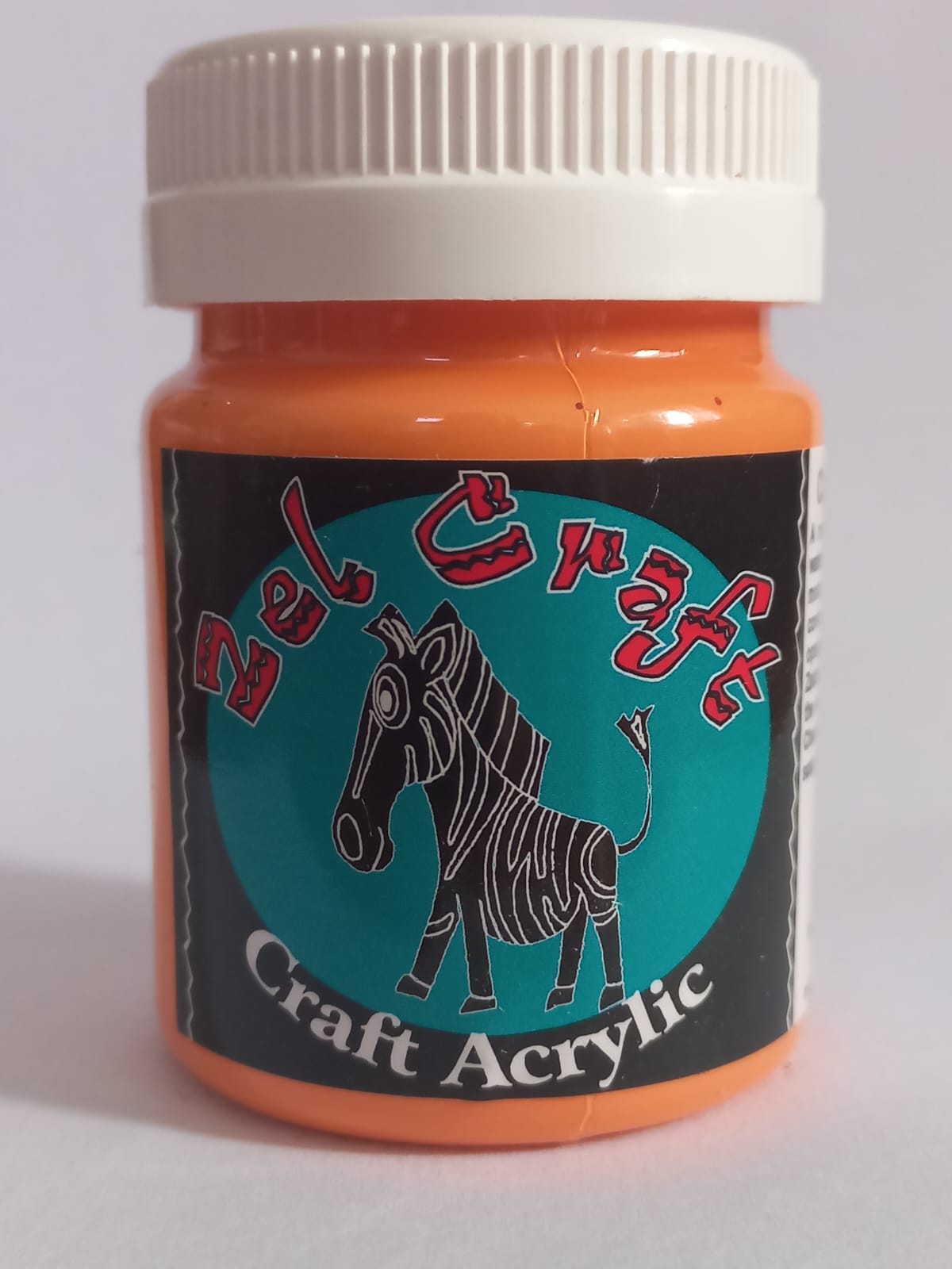 Craft Acrylic Paint Light Orange