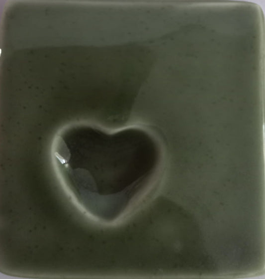 Mosaic Insert Olive Heart 50x50