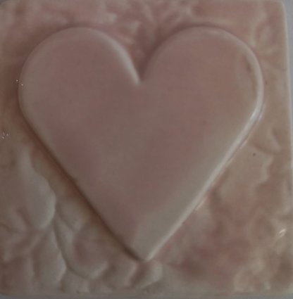 Mosaic Insert Pink Heart