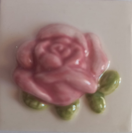 Mosaic Insert Pink Rose 52x52