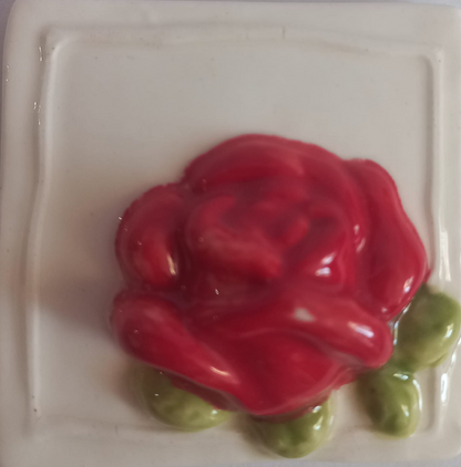 Mosaic Insert Red Rose