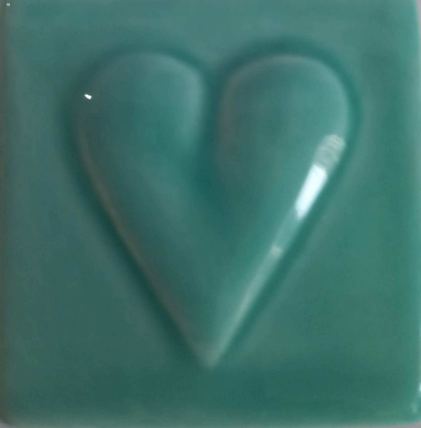 Mosaic Insert Turquoise Heart 50x50