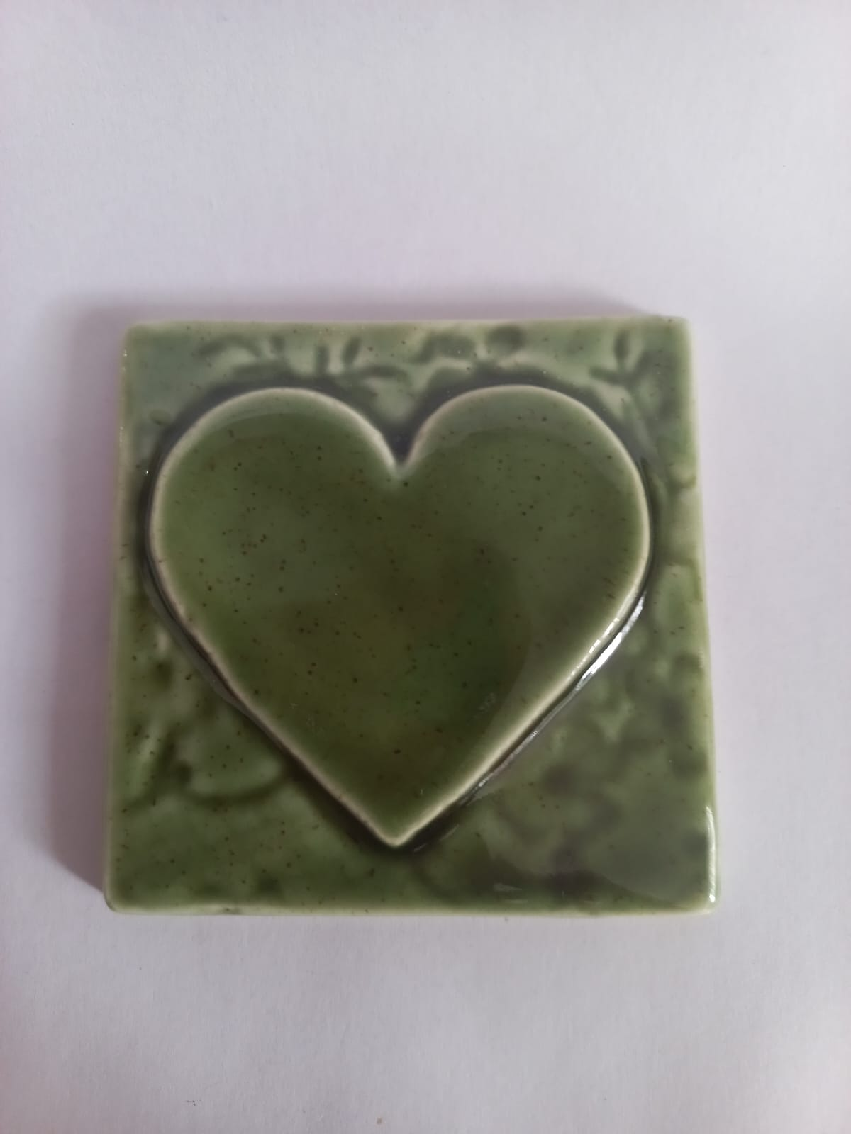 Mosaic Insert Olive Heart