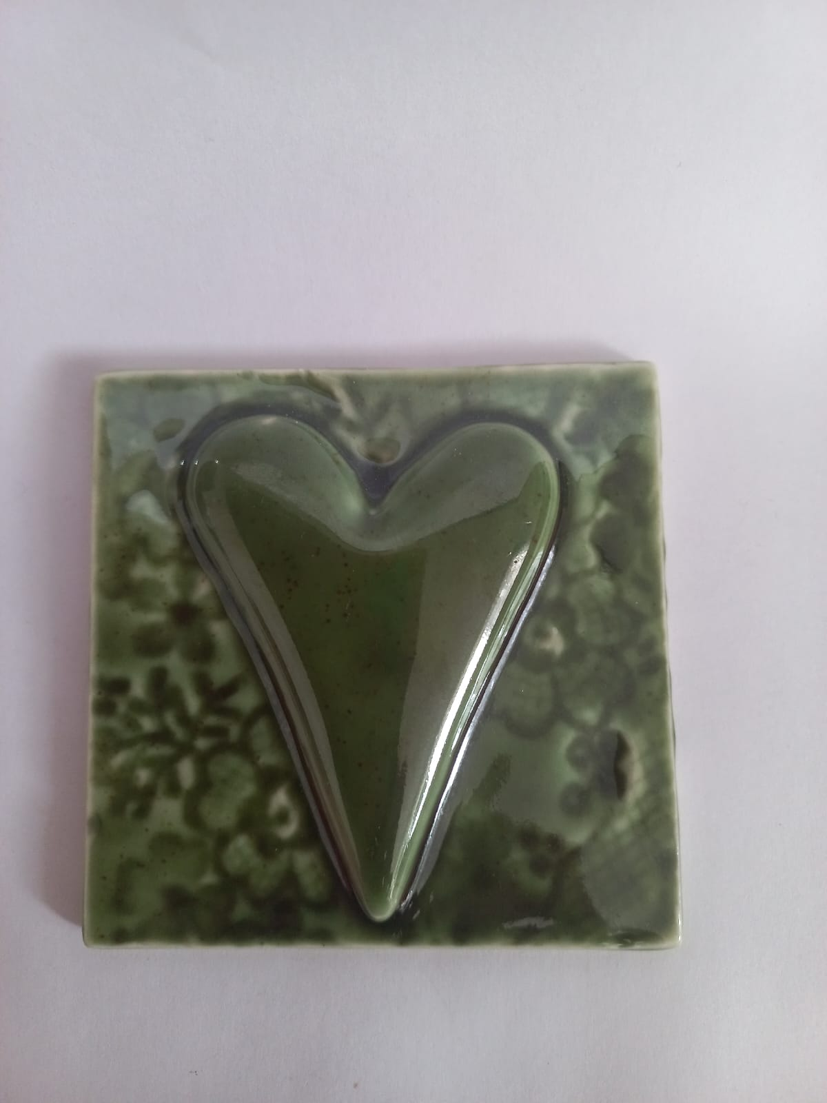 Mosaic Insert Olive Heart