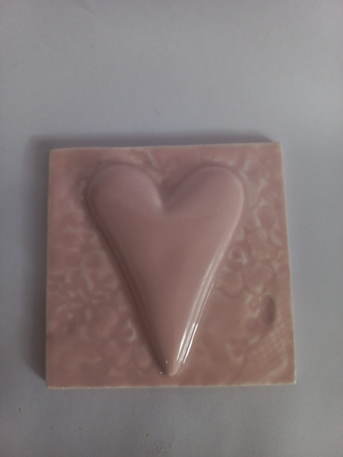 Mosaic Insert Pink Heart