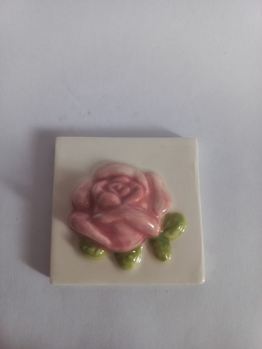 Mosaic Insert Pink Rose 52x52