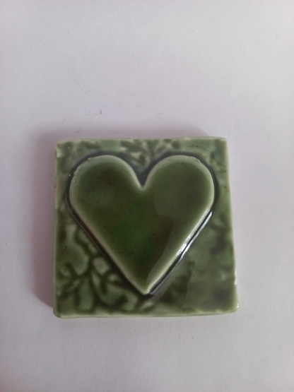 Mosaic Insert Olive Heart