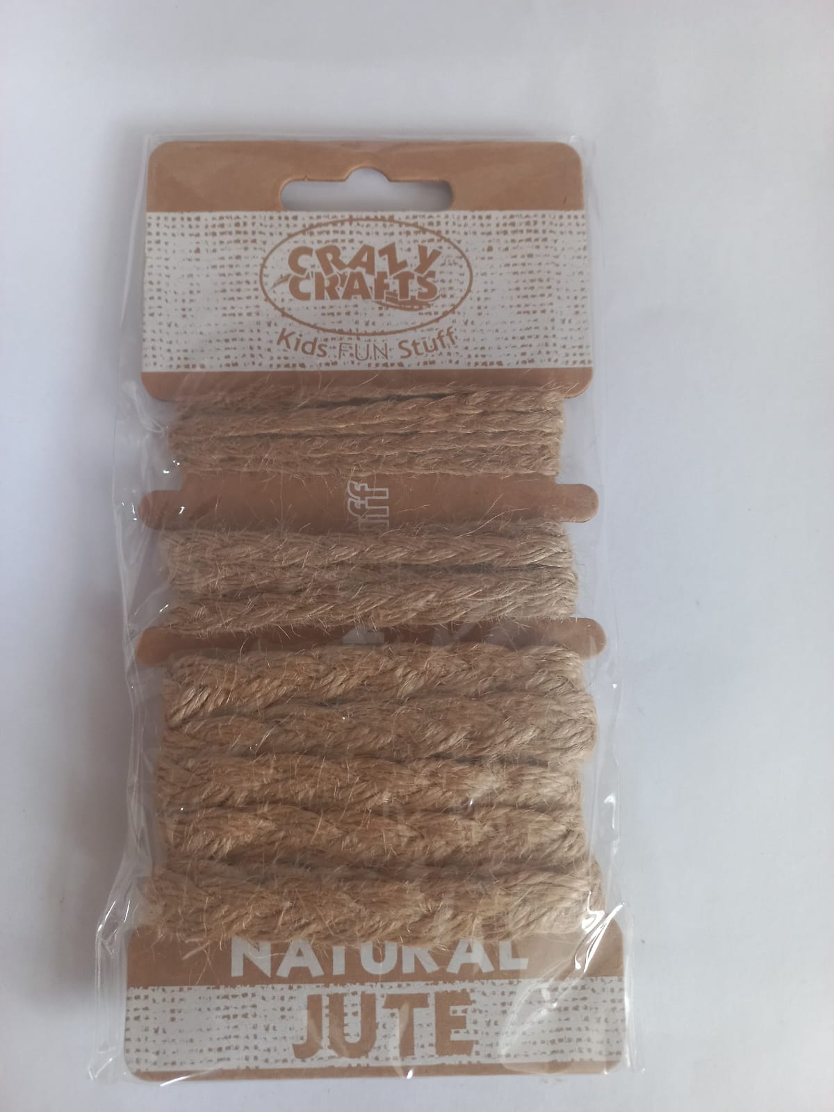 Natural Plaited Jute 3.5x10mm