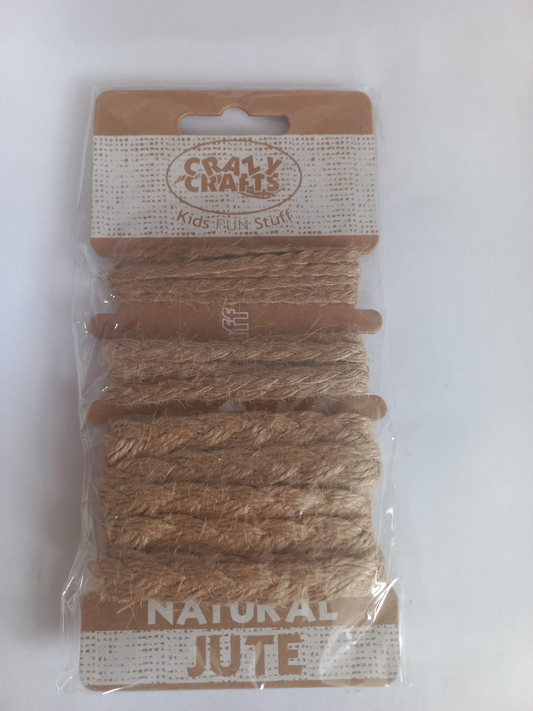 Natural Plaited Jute 3.5x10mm