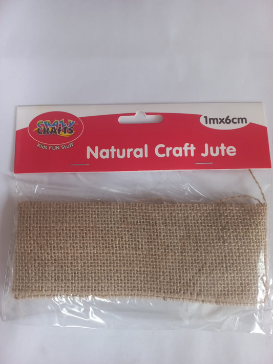 Natural craft Jute 1m x 6cm