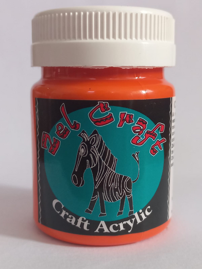 Craft Acrylic Paint Orange