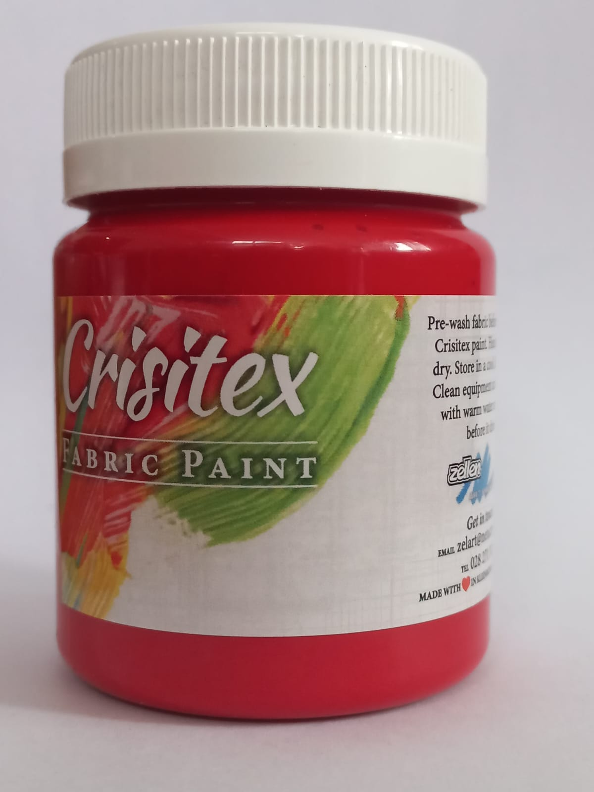 Crisitex Fabric Paint Red